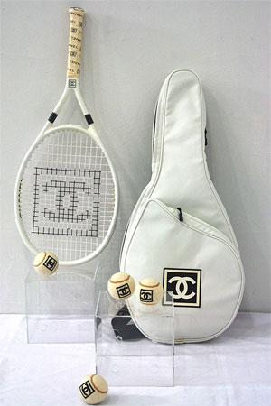 【最終値下】シャネル CHANEL テニスラケット 白テニス